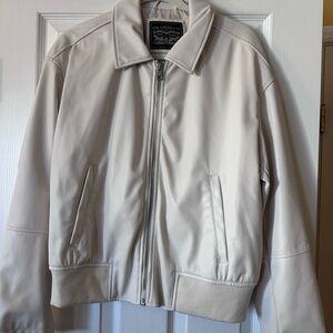 Levi's Cream Bomber Jacket for Women